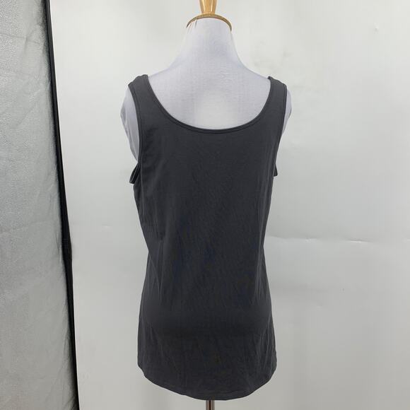 Duluth Trading Tank Top Womens L Large Graphite Sleeveless Scoop Neck Casual - Picture 4 of 10